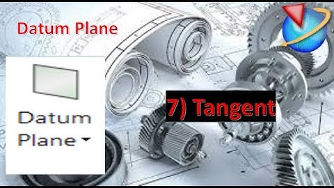 1.3 How to create  tangent datum plane. #cad #tangent datum plane