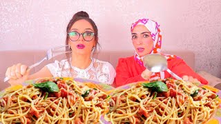 تحدي الاكل بأكبر ملعقة( خاشوقة)🍴