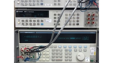 Set up of automated calibration of HP Agilent Keysight 3458A Digital Multimeter