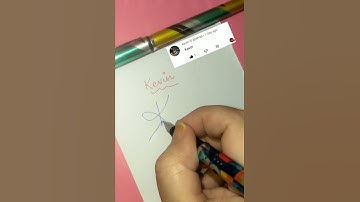 K name Signature style✍️Kevin📛#ytshorts #youtubeshorts #sign