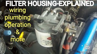 6.9 & 7.3 idi ford international (fuel filter housing explained)
