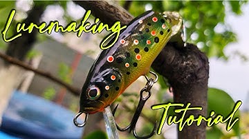 Lure making Tutorial Jointed Minnow part 3