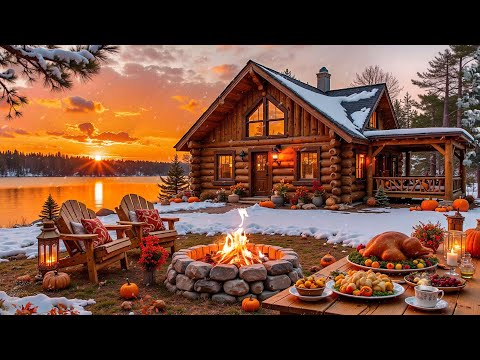 Relaxing Piano Winter In A Beautiful Snowy Forest Cozy Campfire Calm River Sounds Snowfall 