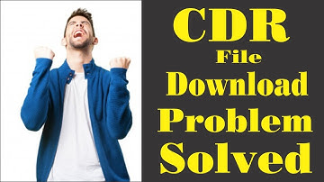 CDR File Download Problem Solved Coreldraw Tutorial by Future Academy