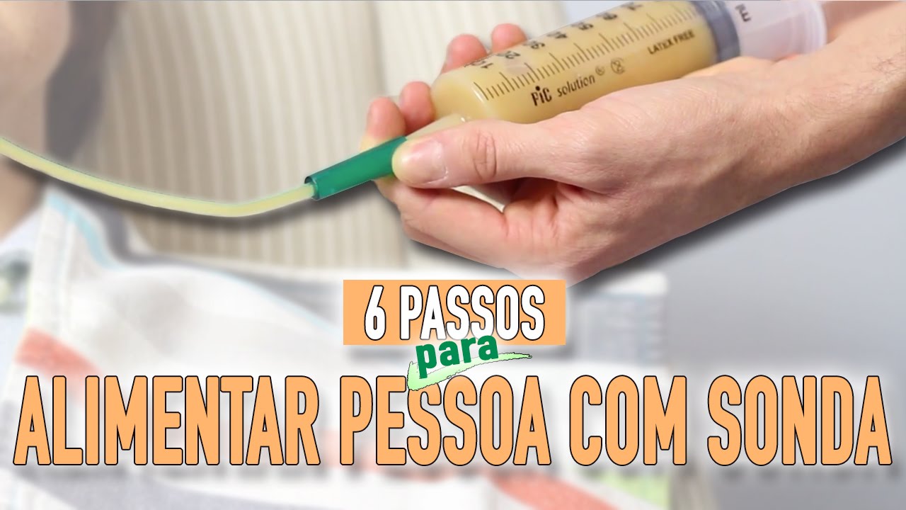 youtube image - Como alimentar uma pessoa por sonda