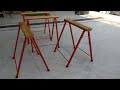 Diresta inspired steel sawhorse build - By AMbros custom