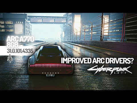 Cyberpunk 2077 \ Improved Arc Drivers? \ Intel Arc A770 8GB + 7800X3D // 1080 XeSS Ray Tracing Med