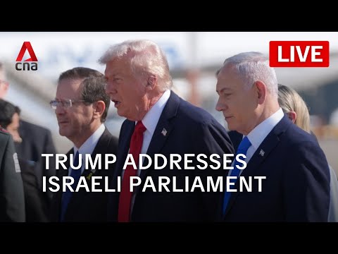 [LIVE] Donald Trump delivers speech at the Knesset in Israel following release of hostages