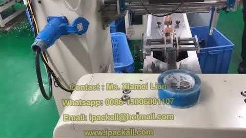 How TTO printer working for Flow Continuous Packing Machine HFFS