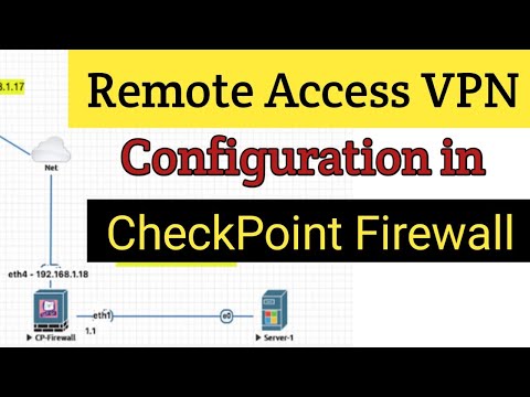 Remote Access VPN Configuration in checkpoint firewall | SSL VPN configuration