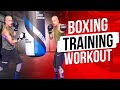 20 minute boxing training workout  heavy bag and shadow boxing split