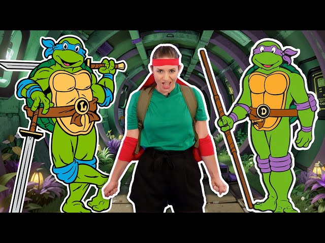 Teenage Mutant Ninja Turtles Exercise for Kids | Ninja Workout for Children | Indoor PE Lesson class=