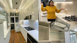 ‍♀मेरा Dream Kitchen  हो गया तैयार || My New Full Kitchen Tour || Indian Mom Studio