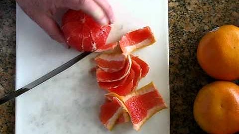 How to Section a Grapefruit