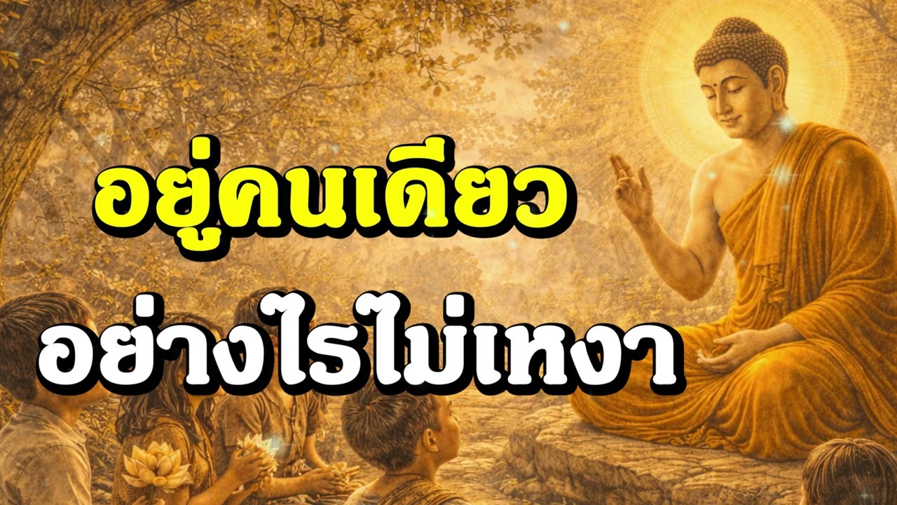 อยู่คนเดียวอย่างไรไม่เหงา | ฟังธรรมะก่อนนอน , ฟังธรรมก่อนนอน | Ep.323