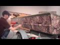 Mossy Oak Graphics: Boat Wrap Install