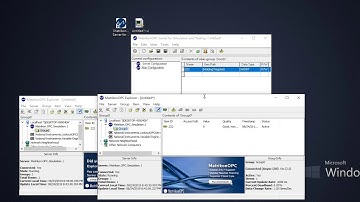 96. LabVIEW link Matrikon OPC Server for Simulation