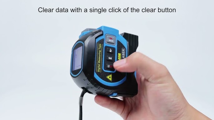 REEKON Tools Digital Tape Measure, The T1 Green Laser extends more than 5”  (127 mm) to either side of the T1, allowing for easy alignment and line  transfer!, By Reekon Tools
