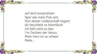 Eisbrecher - Zeichen der Venus Lyrics