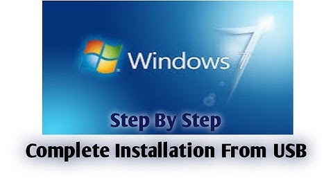 How To Install Windows 7 | Step By Step Guide To Install Windows 7 From USB | Windows 7