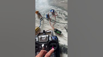Drone motor and servo motor test #diy #experiment #video #viralshorts #reels