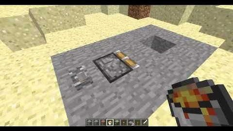 Minecraft:How to make a safe lava bin