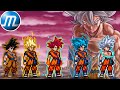 All Goku (JUS 2.5) Attacks And Transformations | Mugen