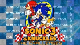 Sonic 3 & Knuckles: The Challenges - All 