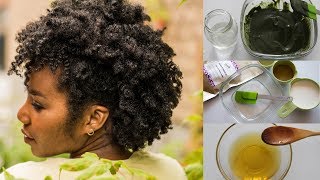 3 soins pour fortifier les cheveux crépus | Bain d'huiles + henné + poudres indiennes