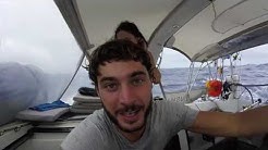 УЖАСНЫЙ ШТОРМ В ОКЕАНЕ. ВИДЕО С ЯХТЫ |В погоне за счастьем|