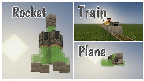 Minecraft: 5 Simple Vehicle Build Hacks #1