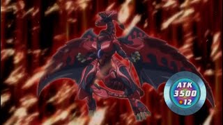 Jack Synchro Summons Scar Red Nova Dragon By Absorbing The Crimson Devil And Through Double Tuning