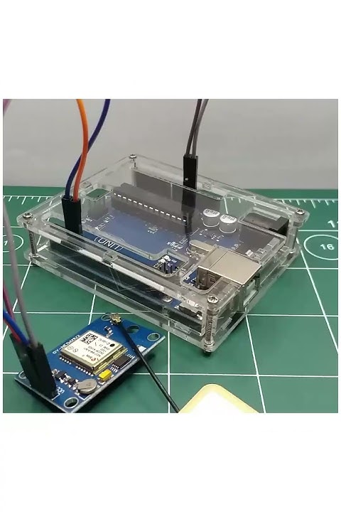 ARDUINO GPS TRACKER WITH GOOGLE MAPS Circuit Diagram