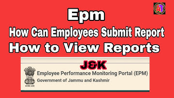 epm jk portal  submit and monitor reports #epm | request is pending with cpisid epm | #aamtech3