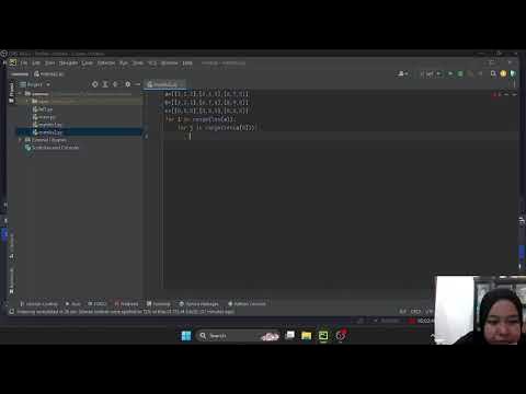 MENGHITUNG MATRIKS MENGGUNKAN PYTHON - YouTube