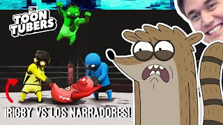 GANG BEASTS- ¡JUGUÉ CONTRA LA VOZ DE CARTOON NETWORK!