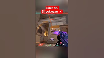 Sova 4K Shockwave 💥 #valorantshorts #valorantclips #valorantclutch