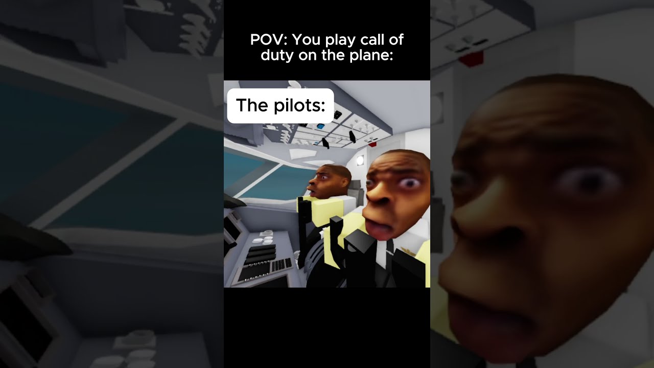 POV You Play Call Of Duty On The Plane Roblox Robloxmemes Robloxanimation