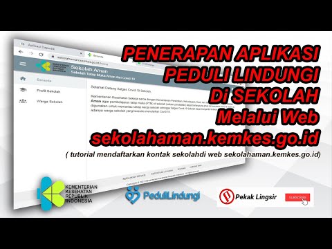 Mendaftarkan nomor WA pada web sekolahaman.kemkes.go.id