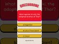 How Well Do You Know Marvel Universe #quiz #trivia #marvel #marvellegends #marveluniverse #shorts
