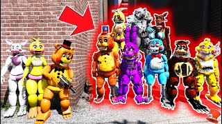 Can All Toy Animatronics BEAT All TWISTED &amp; NIGHTMARE TOY Animatronics? (GTA 5 Mods FNAF RedHatter)