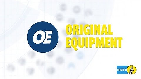 BILSTEIN Technoloy Icon Video - Original Equipment