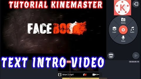 Cara Mudah Buat Intro Video Dengan Tulisan (Text)  Di Kinemaster ||Tutorial Kinemaster