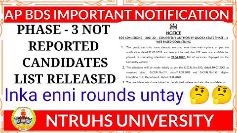 AP BDS Not reported list of phase 3 & PHASE 4 weboptions