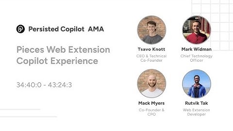 Pieces Web Extension Copilot Experience