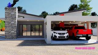 4 bedrooms Butterfly roof | Small but Big | PLAN 2023 110