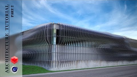 CINEMA 4D TUTORIAL - ARCHITECTURE PARAMETRIC MODELING - ZAHNER FACTORY - PART 2