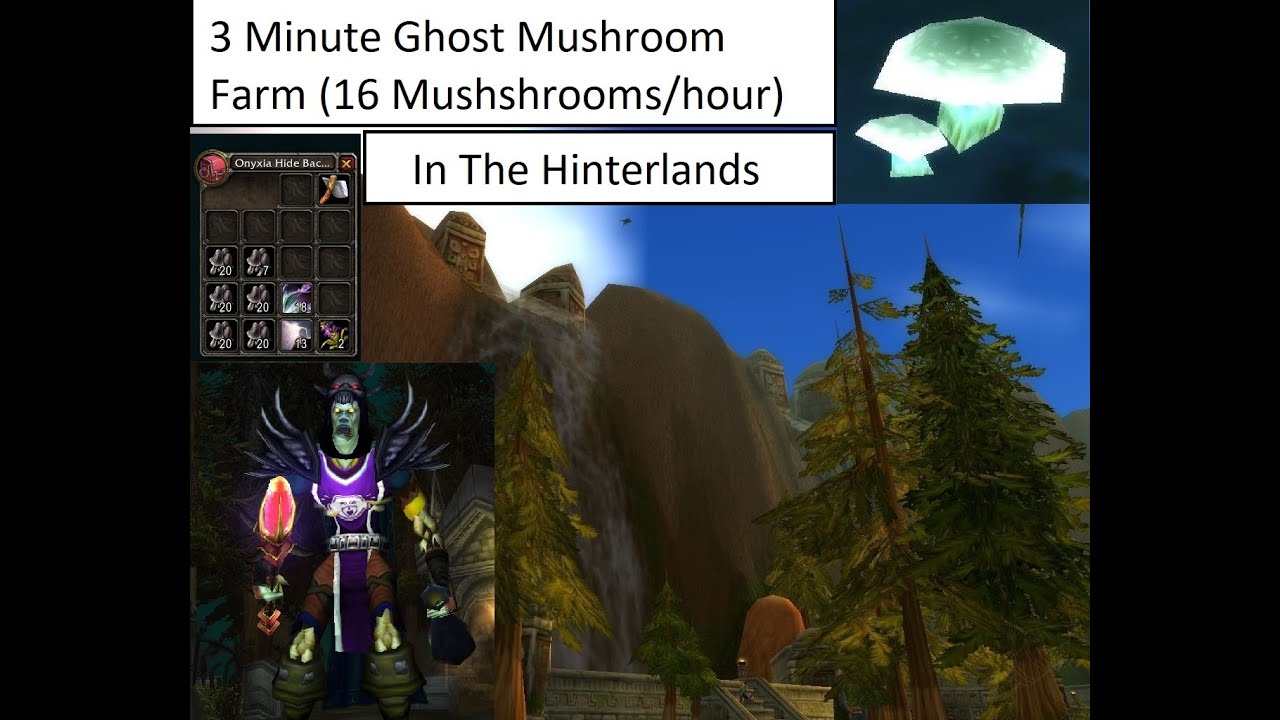 [Classic WoW] Ghost Mushroom Farm (For Priests) 3 Minute Route