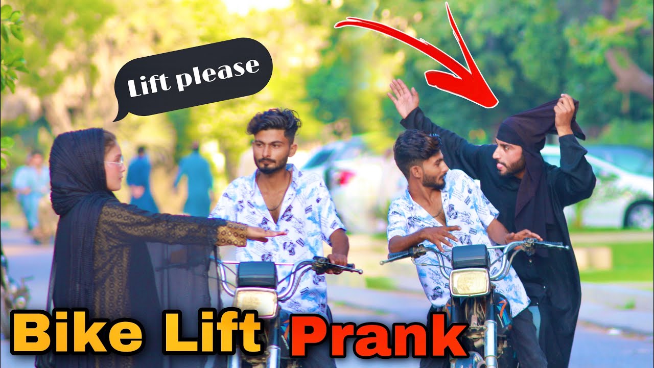 Bike Lift Prank With Twist Prank by thatwasfun2 YouTube