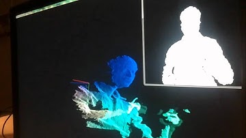 kinect - rendered 3d point cloud